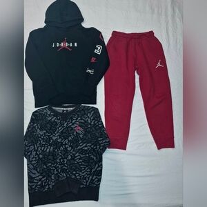 Jordan Kids Maroon Joggers